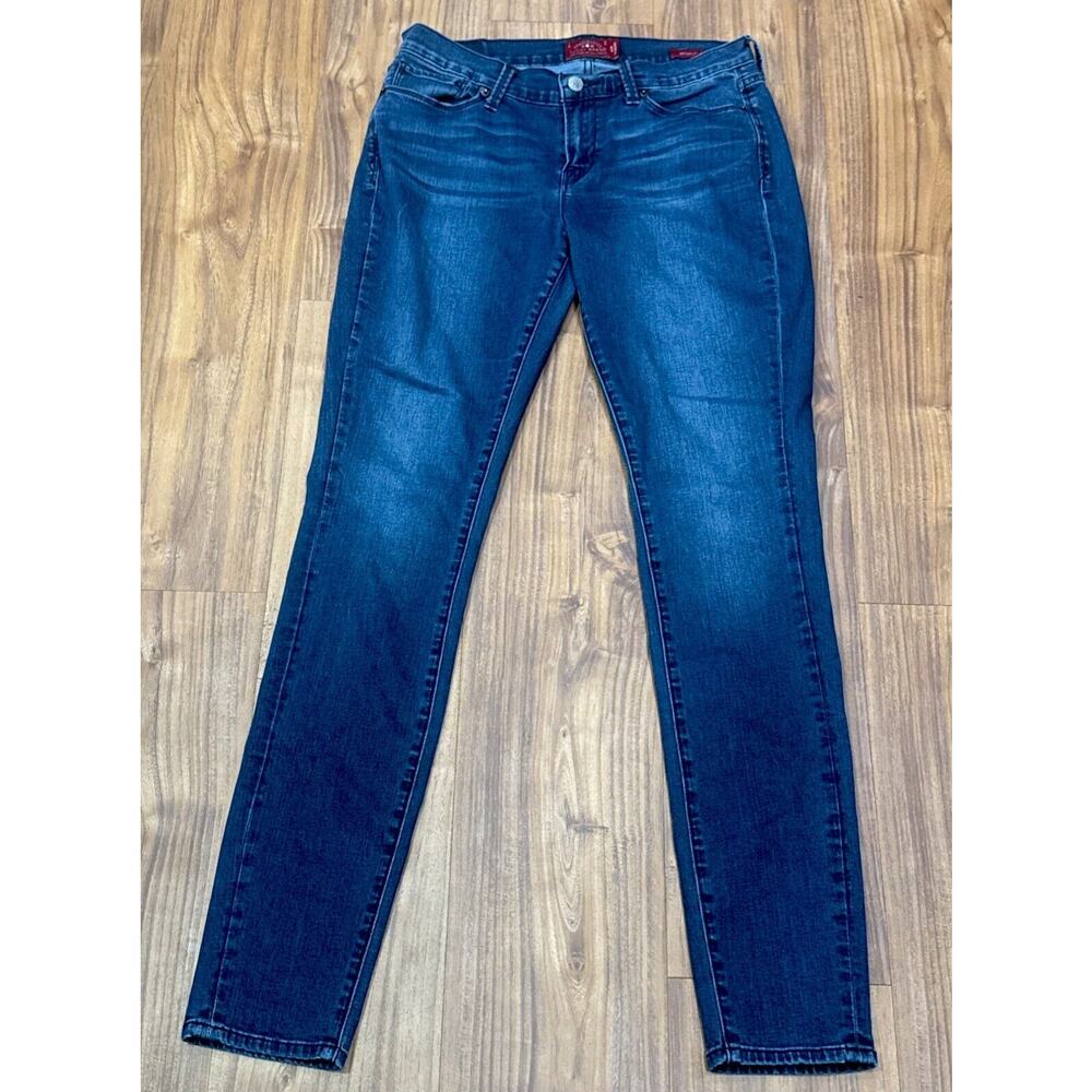 Lucky Brand Jeans Womens 6/28‎ A Blue Brooklyn Skinny Low Rise Medium Wash